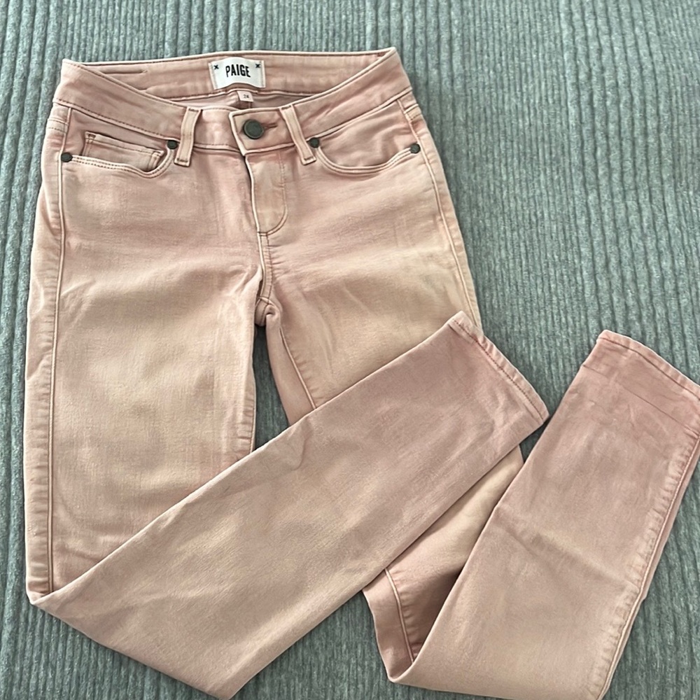 Paige pink jeans